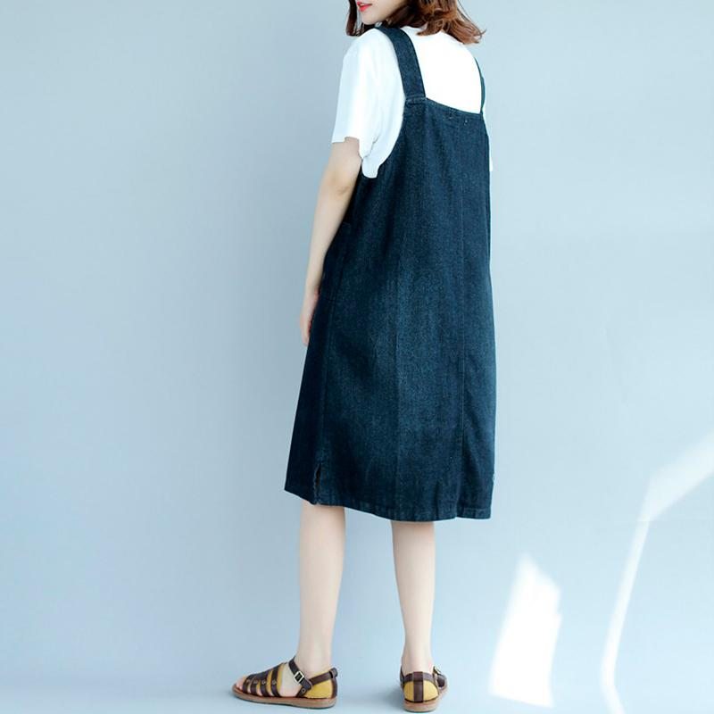 Femmes Denim Suspender 2022 Nouvelle Robe