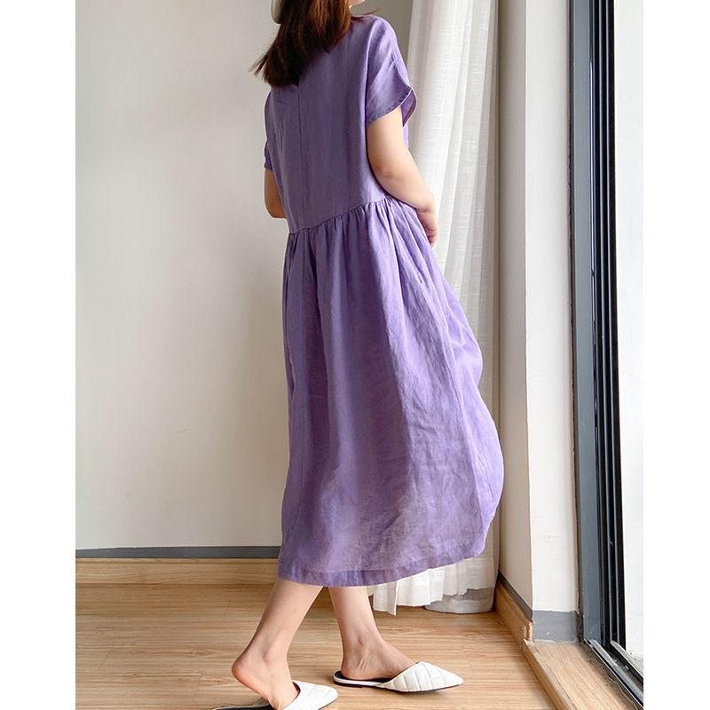 Robe D'été Ample Grande Taille Pour Femme