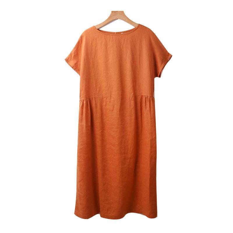 Robe D'été Ample Grande Taille Pour Femme