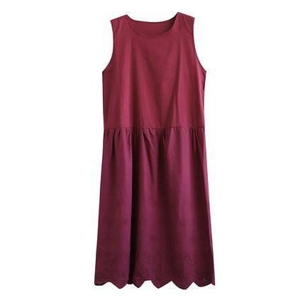 Robe D'été Brodée Pour Femmes