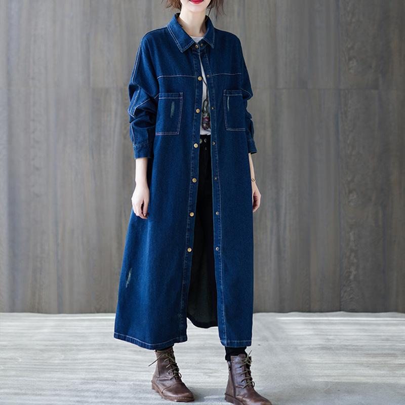 Robe En Jean Décontractée Et Décontractée De Printemps