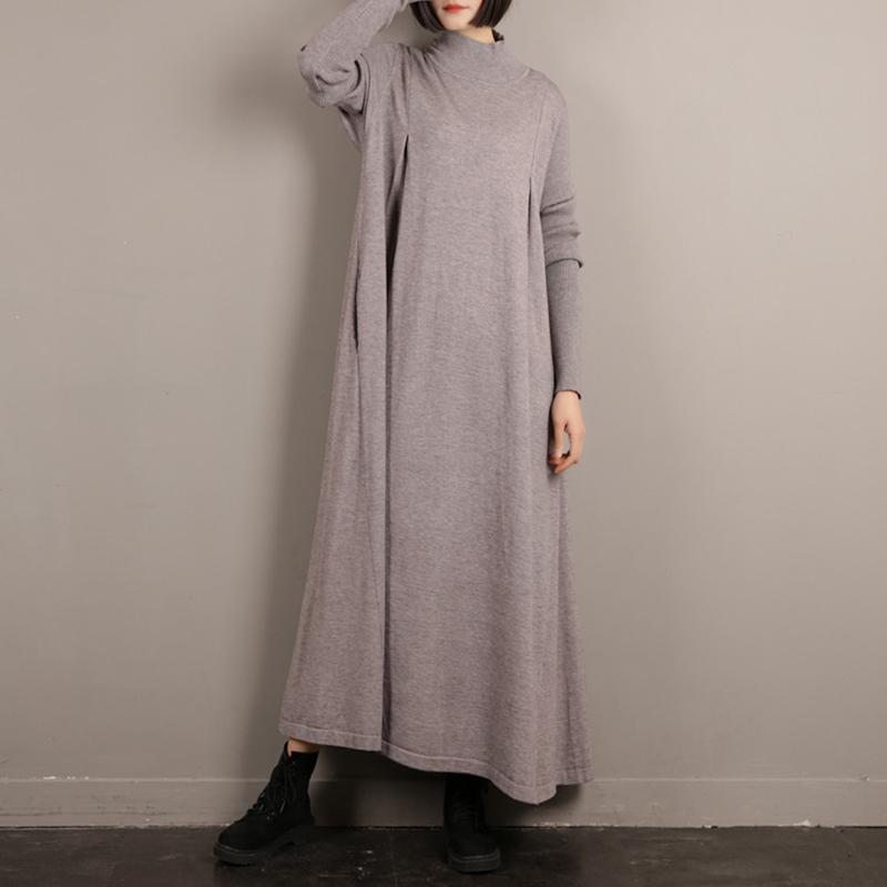 Robe Pull Élégante En Tricot Grande Taille Pour Femmes