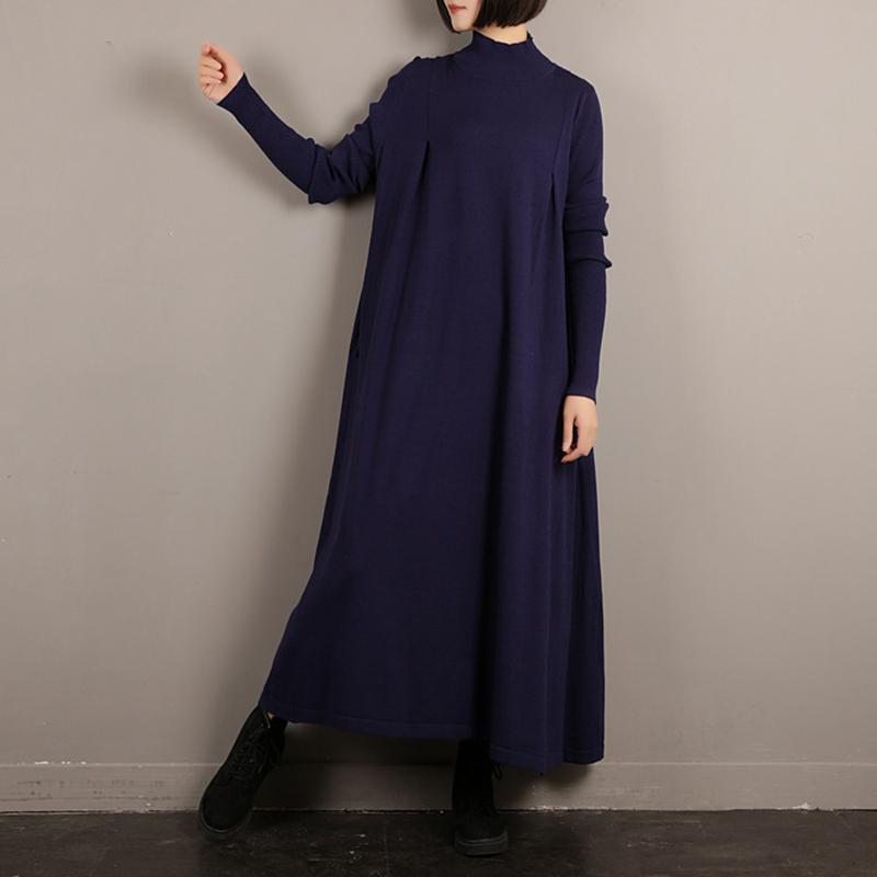 Robe Pull Élégante En Tricot Grande Taille Pour Femmes