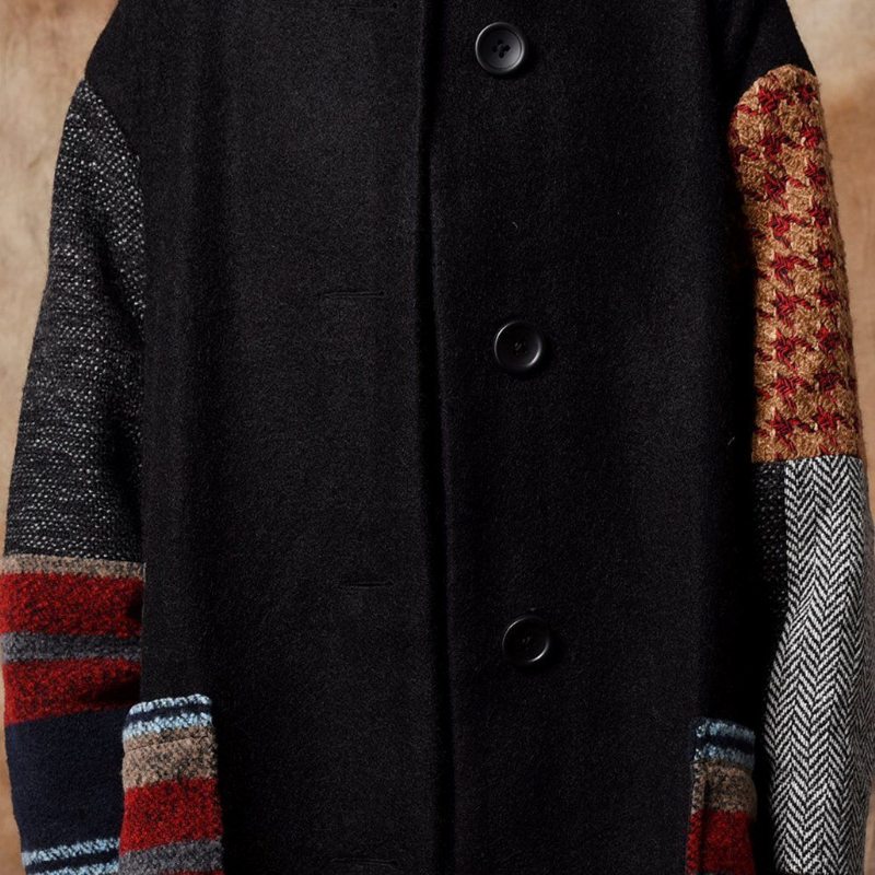 Automne Hiver Laine Vintage Cardigan Manteau De Laine