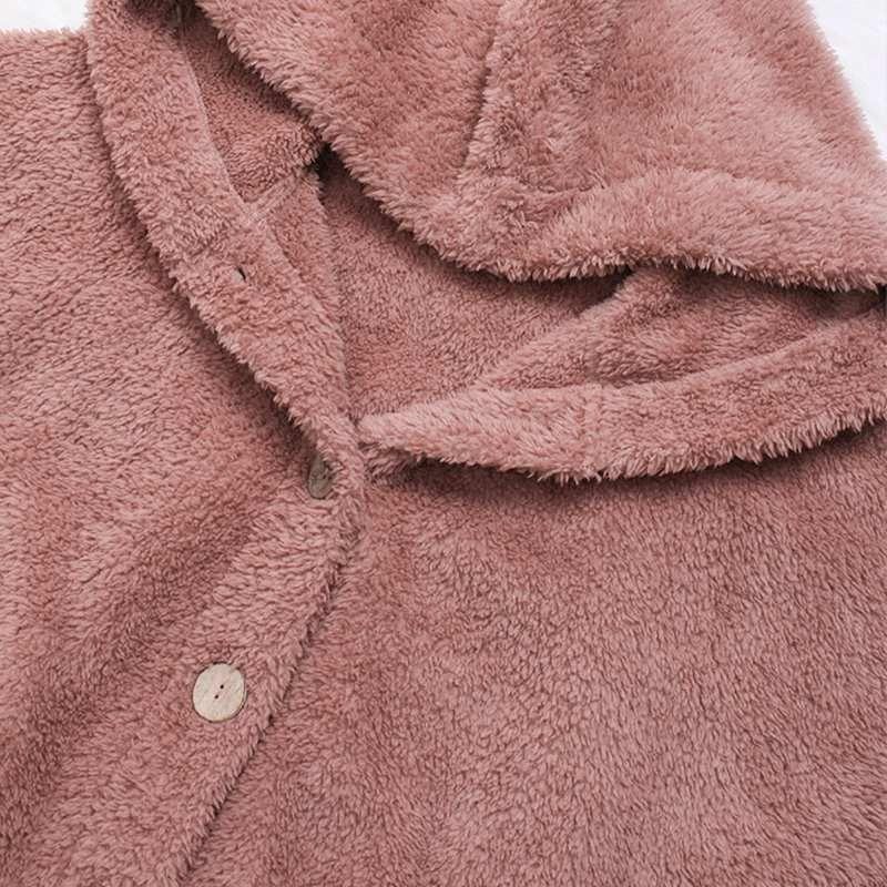 Fluffy Coats Automne Hiver Femmes Vestes Femme Casual