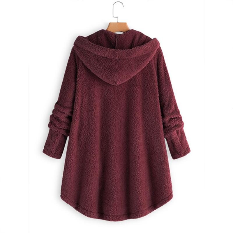 Fluffy Coats Automne Hiver Femmes Vestes Femme Casual