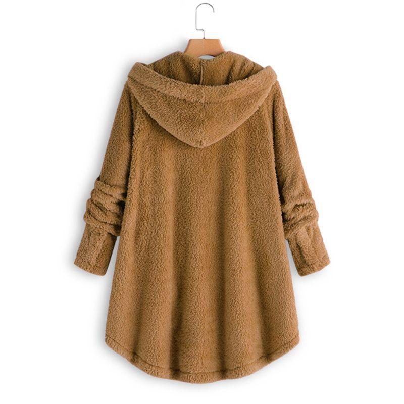 Fluffy Coats Automne Hiver Femmes Vestes Femme Casual