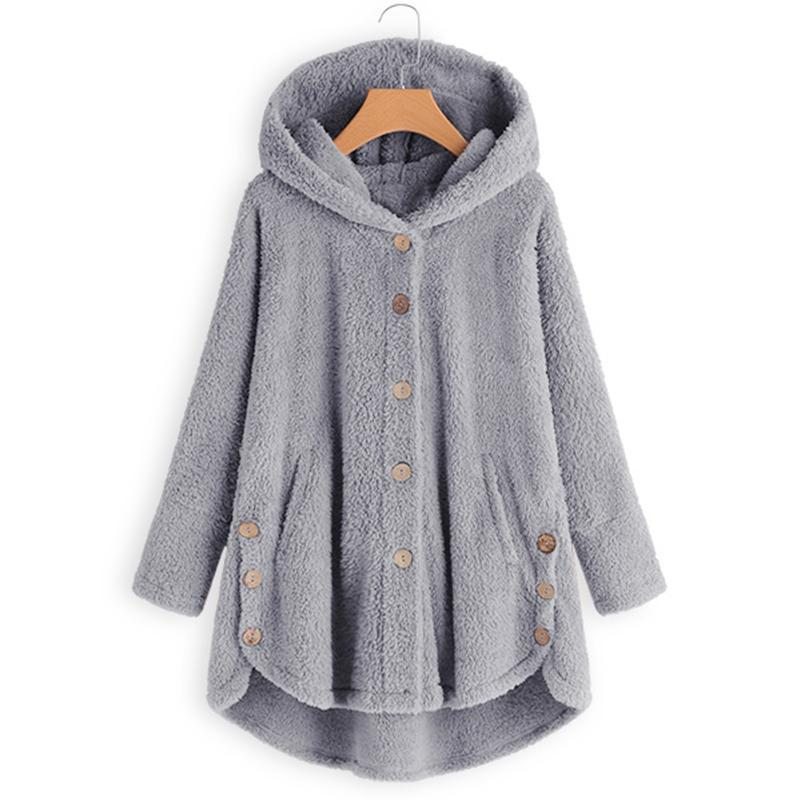 Fluffy Coats Automne Hiver Femmes Vestes Femme Casual