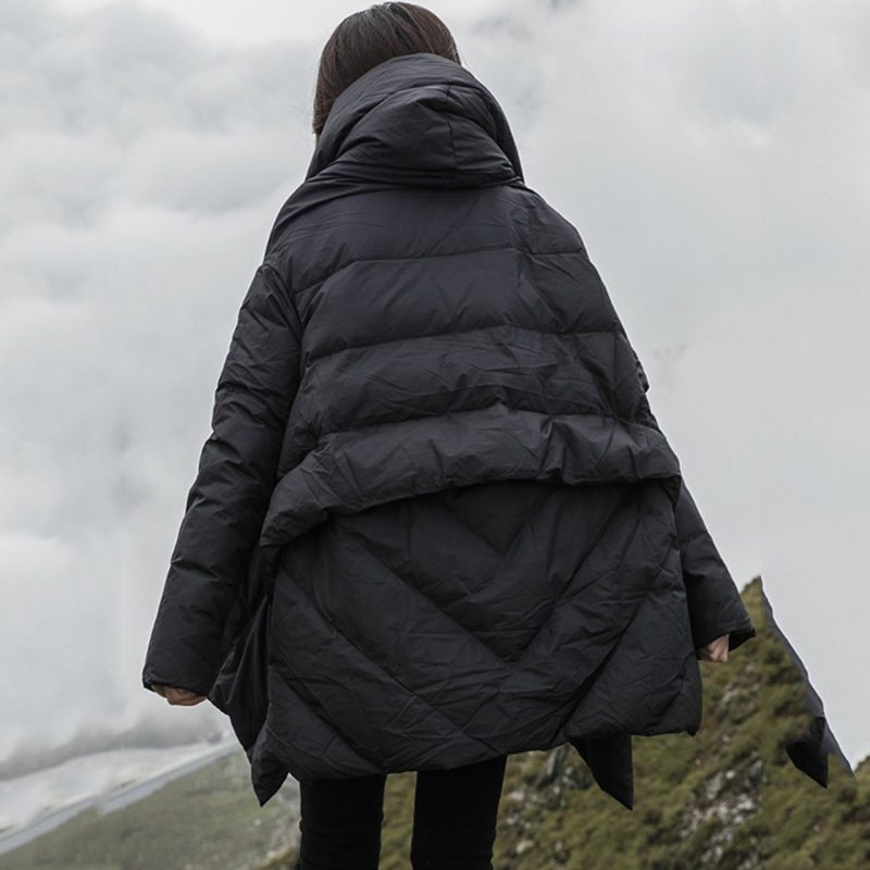 Hiver Épais Chaud Lâche Mince Doudoune Femme