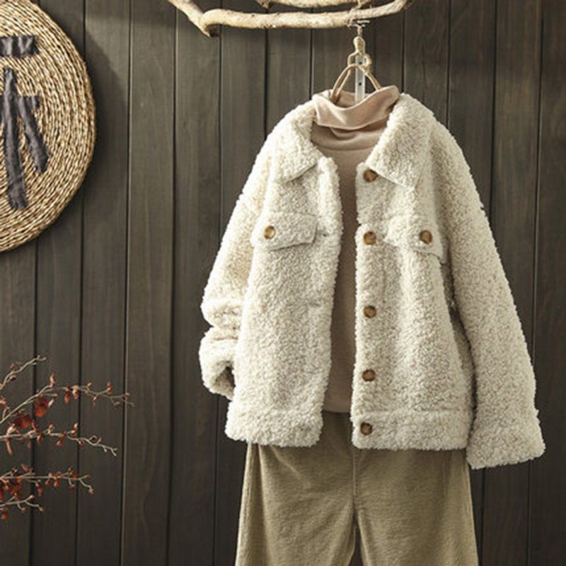 Manteau Cachemire Teddy Bear