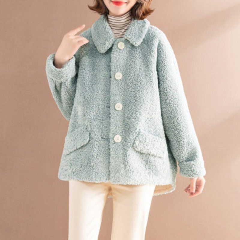 Manteau Court Teddy Bear En Cachemire