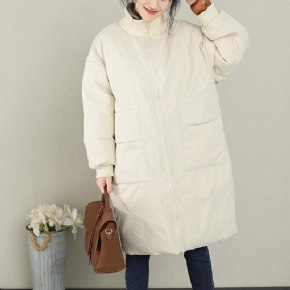 Manteau En Duvet Vintage Décontracté Pour Femme