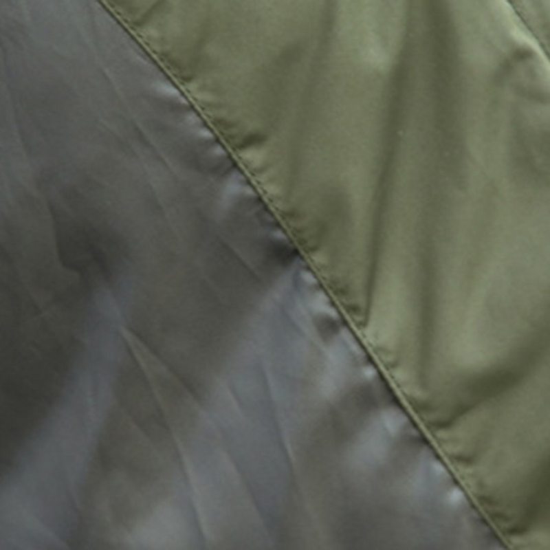 Manteau Épais Décontracté En Duvet Vert Armée Solide