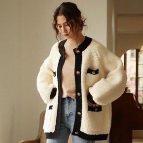 Manteau Épais D'ours En Peluche Polaire D'hiver