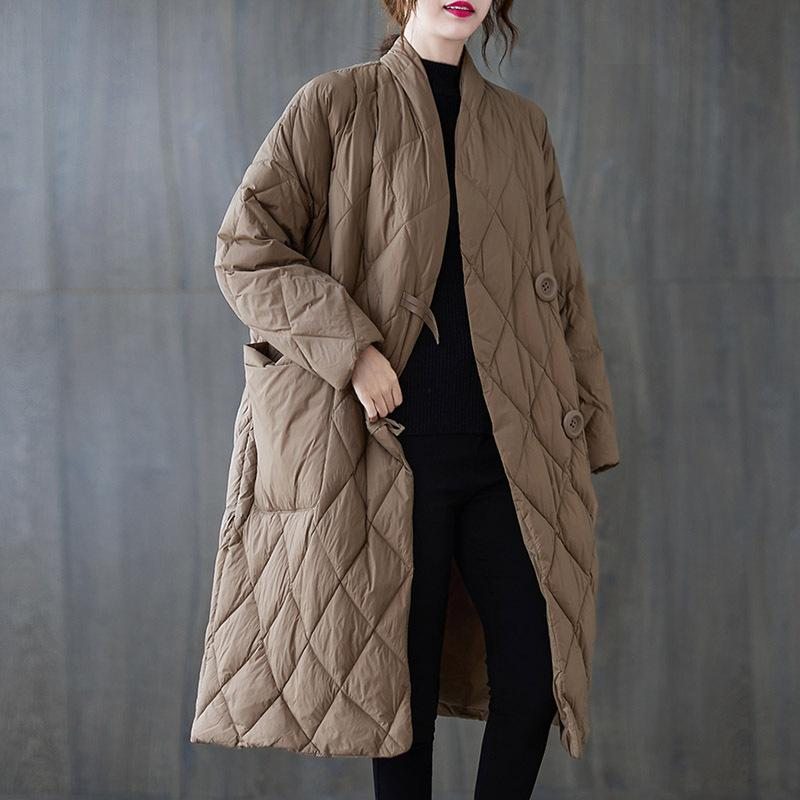 Manteau D'hiver Rembourré En Coton Rétro Grande Taille