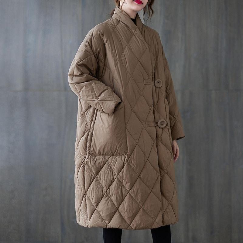 Manteau D'hiver Rembourré En Coton Rétro Grande Taille