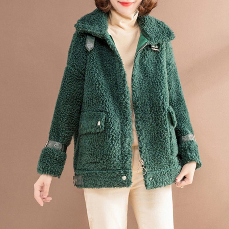 Manteau Teddy Bear En Cachemire Avec Boucle