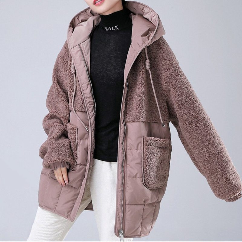 Manteau En Velours De Coton D'agneau