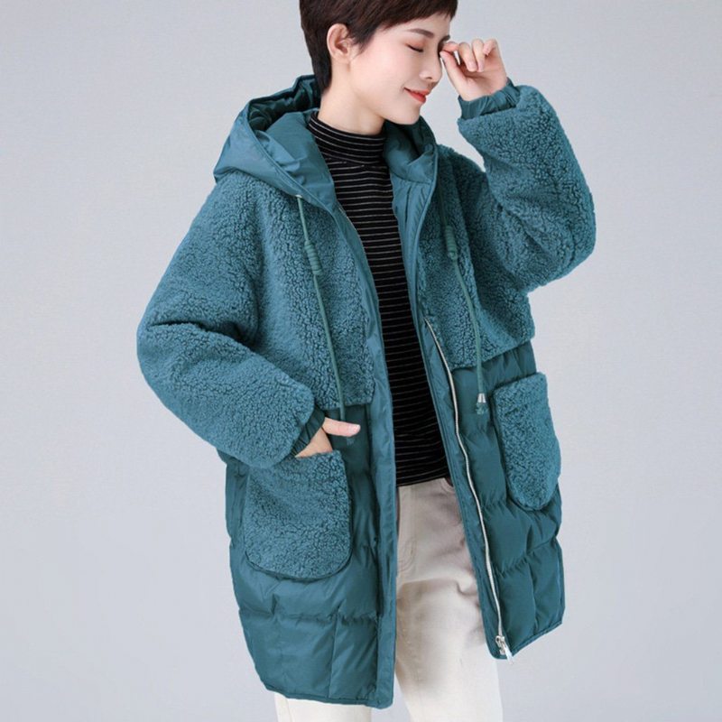 Manteau En Velours De Coton D'agneau