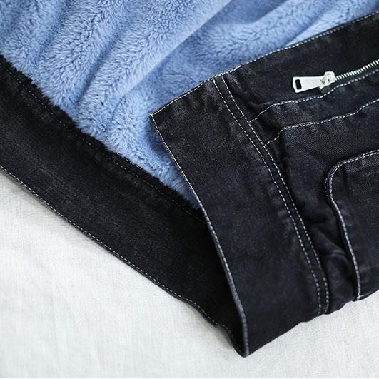 Veste En Jean Rétro Décontractée En Velours D'hiver