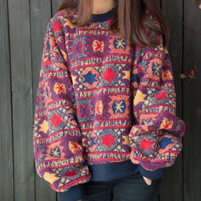 Pull En Cachemire À Capuche Lâche Automne Hiver