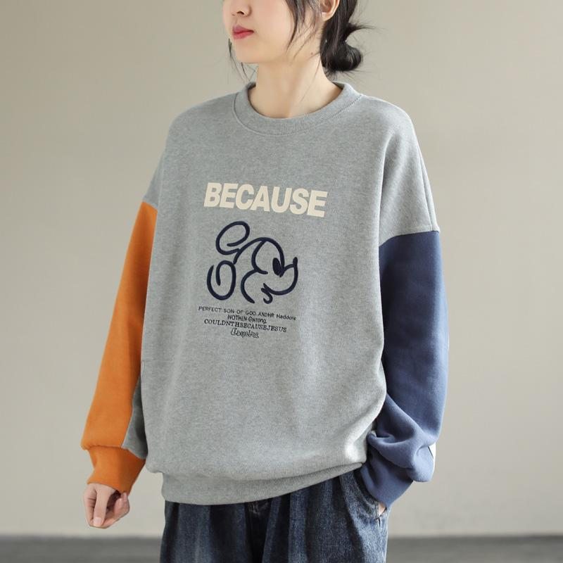 Pull Décontracté À Col Rond Pour Femme