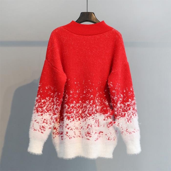 Pull En Tricot Flocon De Neige De Noël