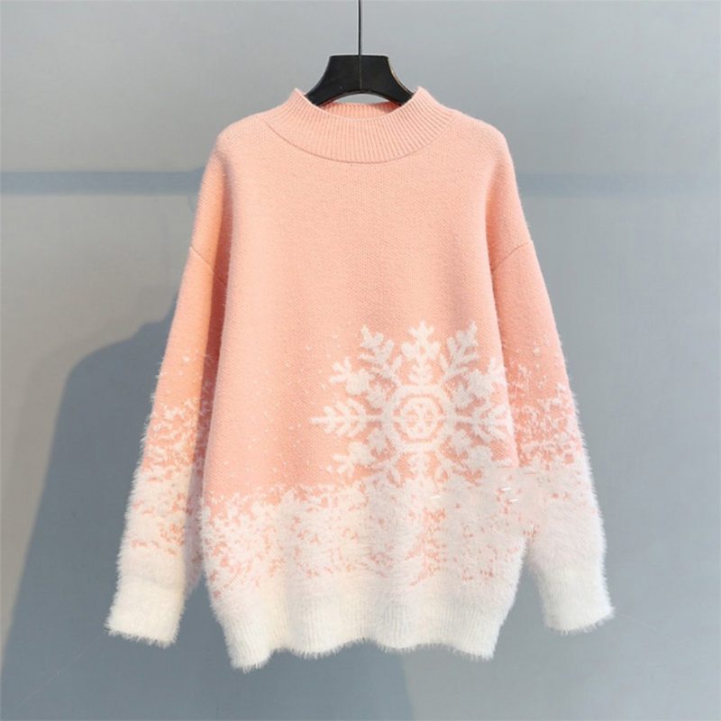 Pull En Tricot Flocon De Neige De Noël