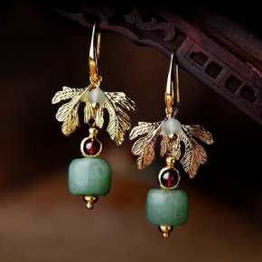 Boucles D'oreilles Plaqué Or Ethnique Rétro Femme