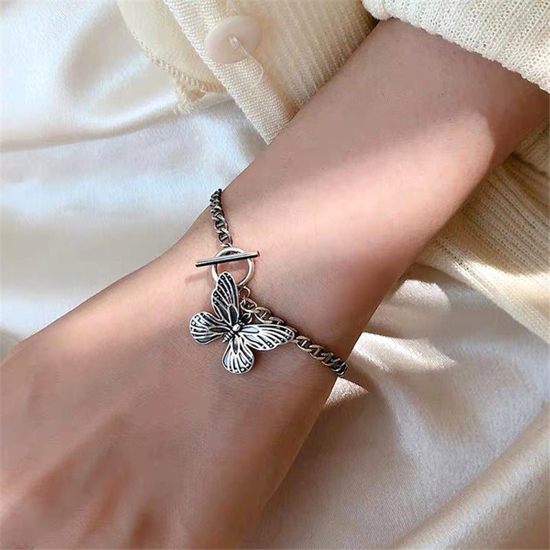 Bracelet Papillon Argent S925 Vintage