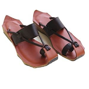 Summer Casual Retro Leather Handmade Pantoufles Plus Size