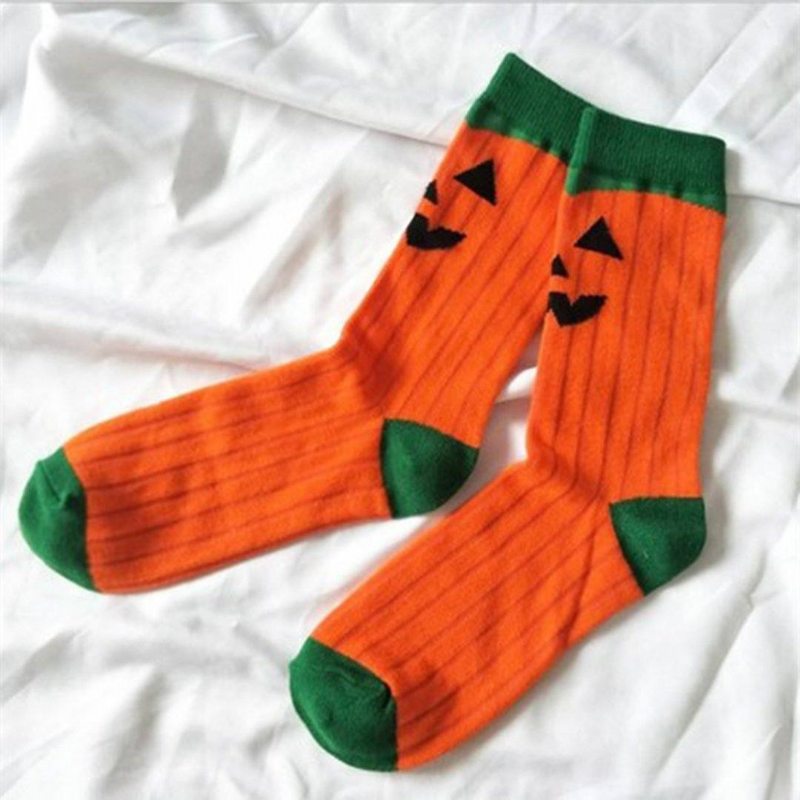 3 Paires De Chaussettes Unisexes En Coton Doux Halloween