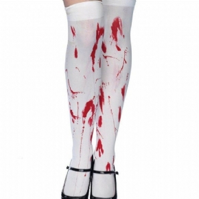 Chaussettes Blanches Sang D'halloween