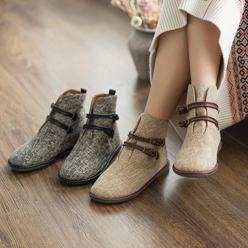 Chaussures Décontractées À Boucle En Cuir Pour Femmes