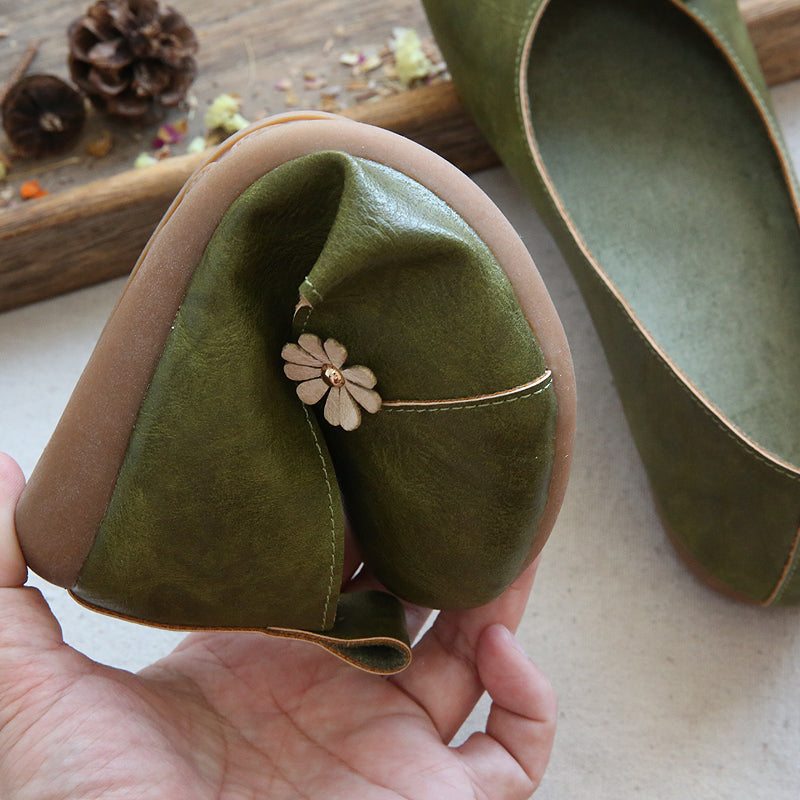 Chaussures Décontractées Décorées De Fleurs D'été Rétro Pour Femmes