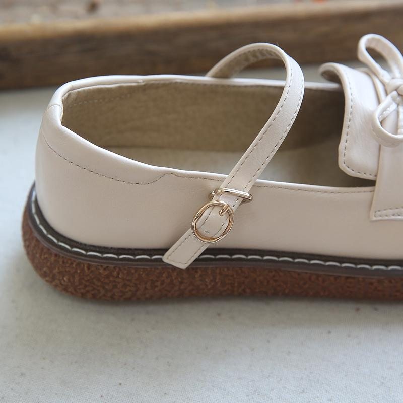 Femmes Rétro Pu Mignon Casual Chaussures