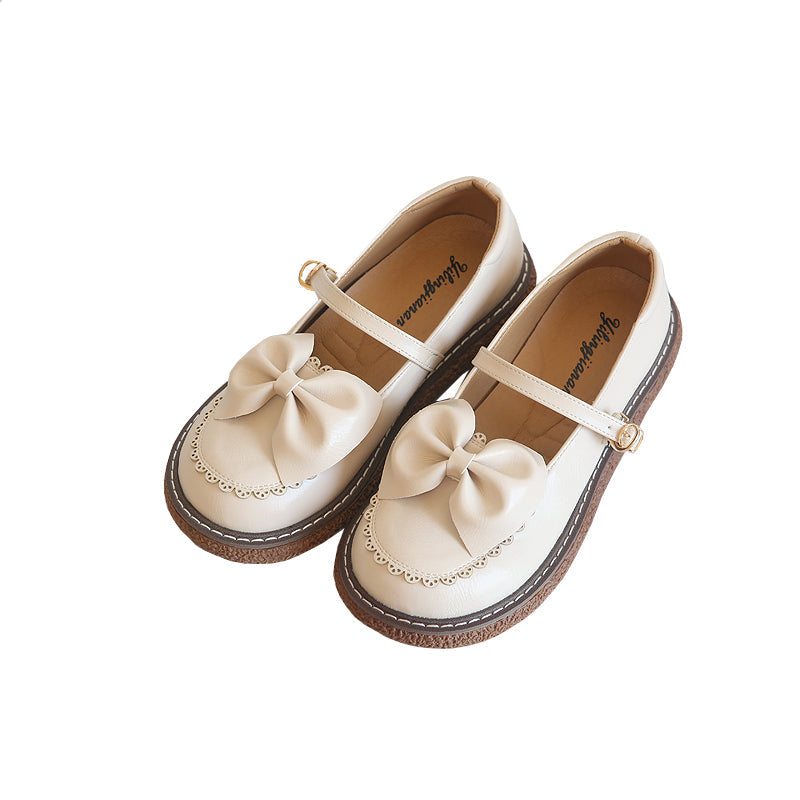 Femmes Style Rétro Bowknot Pu Mocassins Décontractés