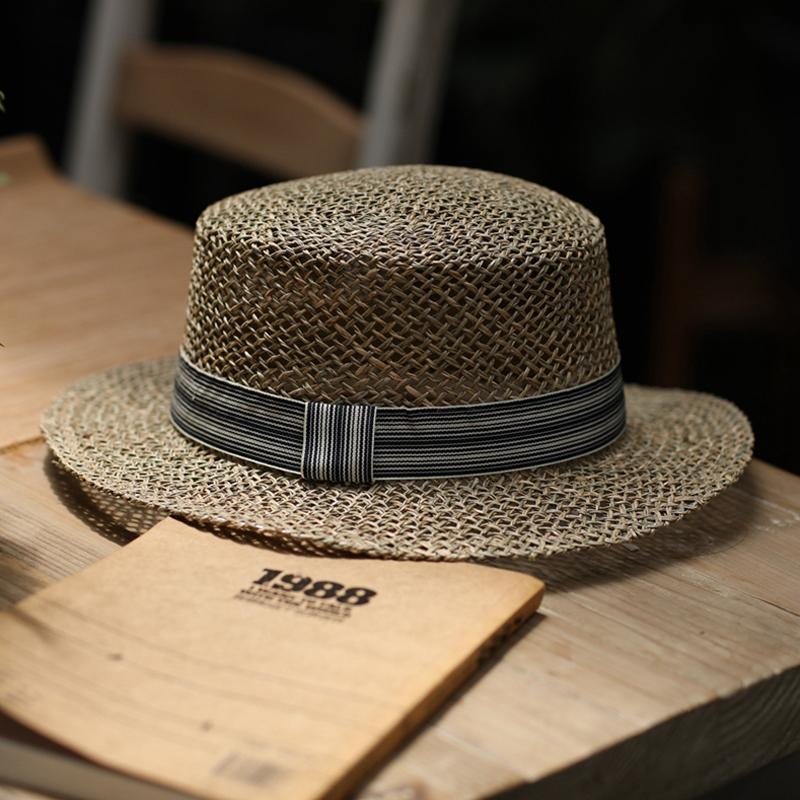 Chapeau De Soleil En Paille Décontracté À La Mode Pour La Plage