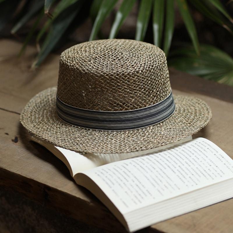 Chapeau De Soleil En Paille Décontracté À La Mode Pour La Plage