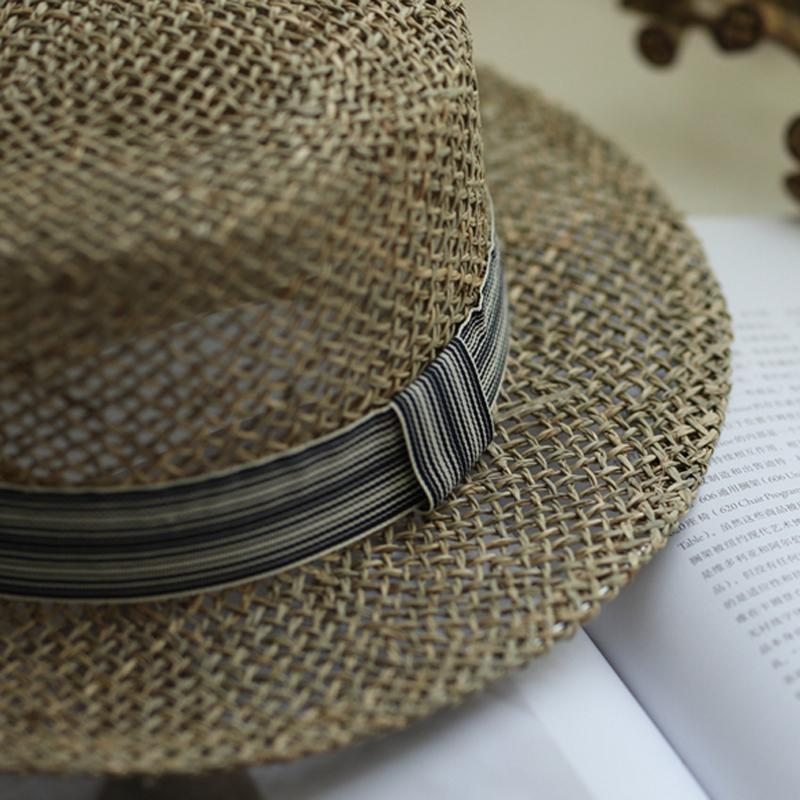 Chapeau De Soleil En Paille Décontracté À La Mode Pour La Plage