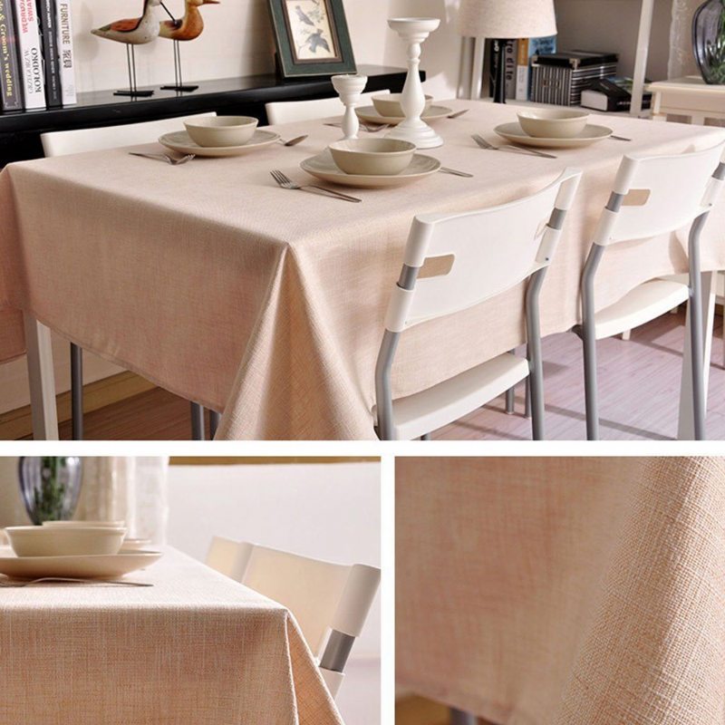 Nappe En Lin En Tissu Nordique Simple