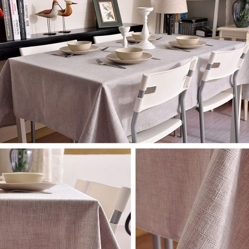 Nappe En Lin En Tissu Nordique Simple