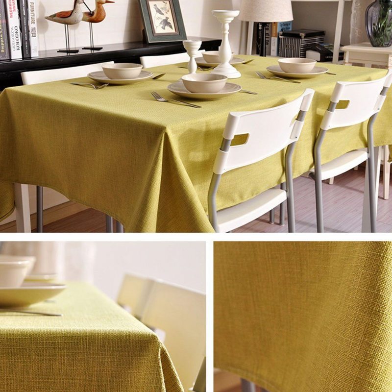 Nappe En Lin En Tissu Nordique Simple