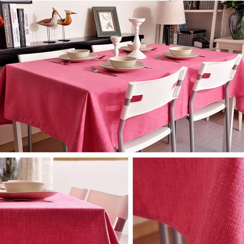 Nappe En Lin En Tissu Nordique Simple