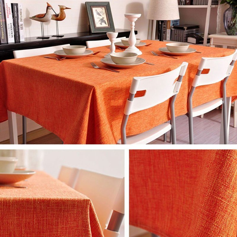 Nappe En Lin En Tissu Nordique Simple