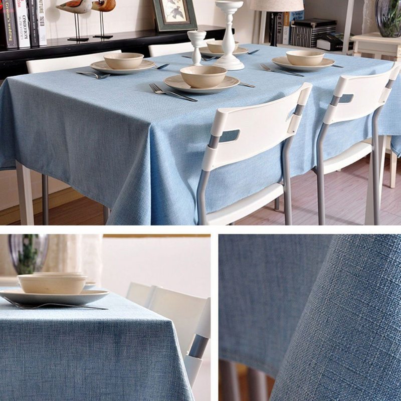 Nappe En Lin En Tissu Nordique Simple