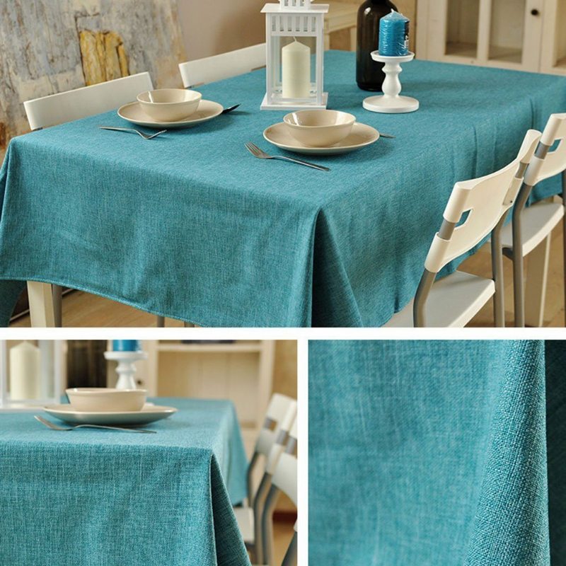 Nappe En Lin En Tissu Nordique Simple