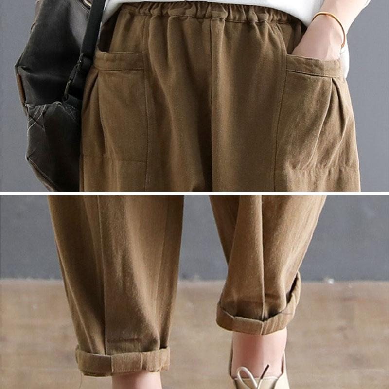 Automne Harem Loose Casual Cotton Pants