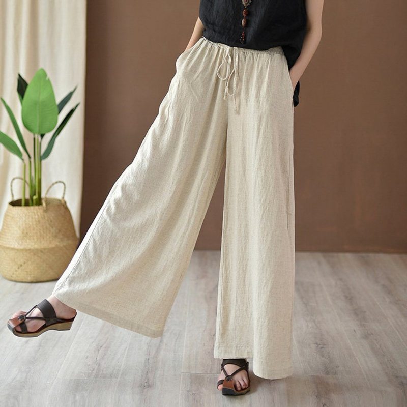 Culottes En Coton Et Lin À Nouer