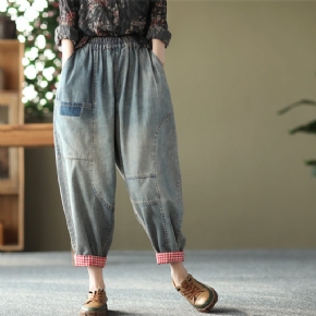 Jeans En Coton Ample Rétro Pour Femmes De Printemps